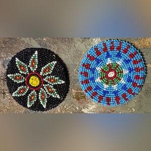 3”rosettes vintage hand crafted